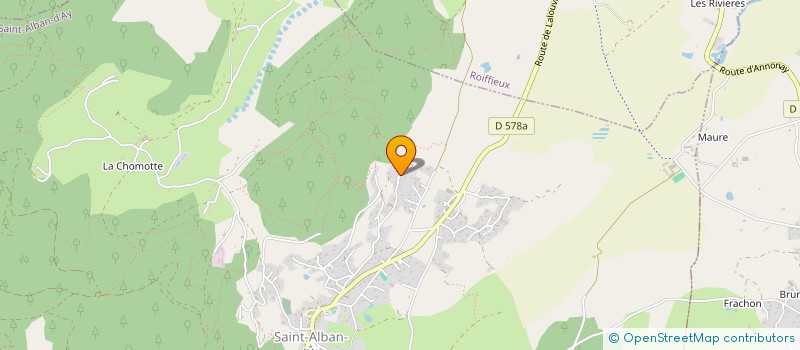 localisation de l'entreprise CONVERGENCES  SAINT-ALBAN-D'AY