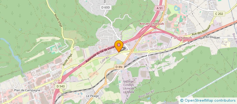 localisation de l'entreprise CONVERGENCES à BOUC-BEL-AIR