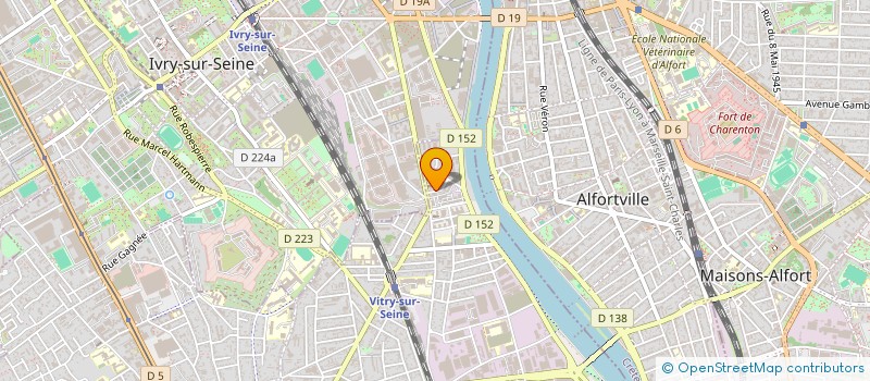 localisation de l'entreprise CONVERGENCES ET SYSTEMIQUES INFORMATIONNELLES à VITRY-SUR-SEINE