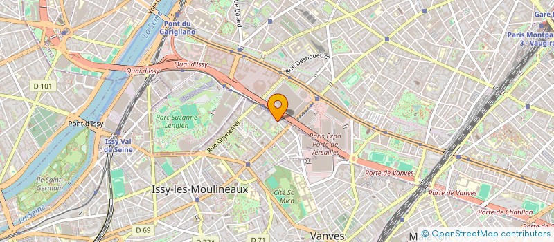 localisation de l'entreprise CONVERGENCES SUD à ISSY-LES-MOULINEAUX
