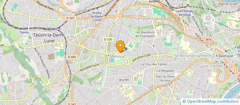 localisation de l'entreprise CONVERGENCES U.GOMINA  LYON