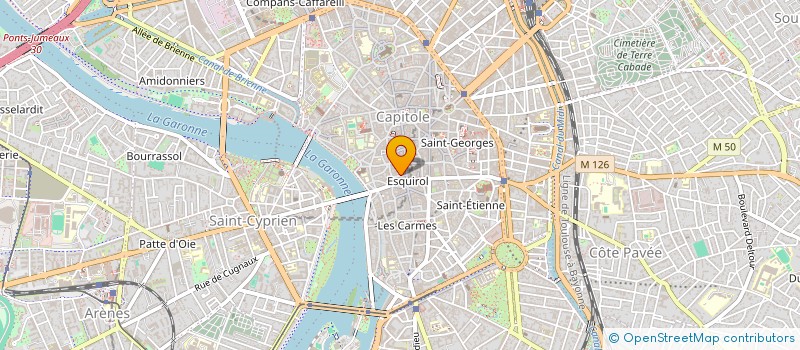 localisation de l'entreprise CONVERGENCIA OCCITANA  TOULOUSE