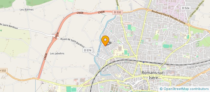 localisation de l'entreprise CONVERSATION BAROQUE  ROMANS-SUR-ISERE