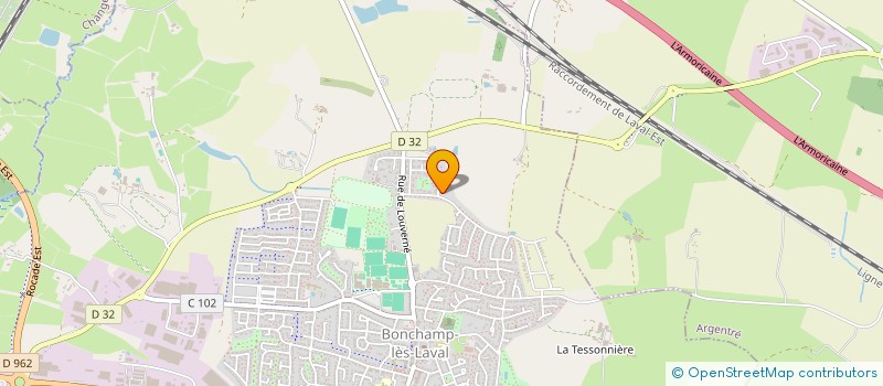 localisation de l'entreprise CONVERSATION GEO ECO  BONCHAMP-LES-LAVAL