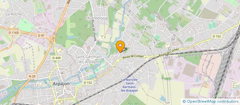 localisation de l'entreprise CONVERT'GENS PROFESSIONNELLE (CONVERT'GENS PRO) à SAINT-GERMAIN-LES-ARPAJON