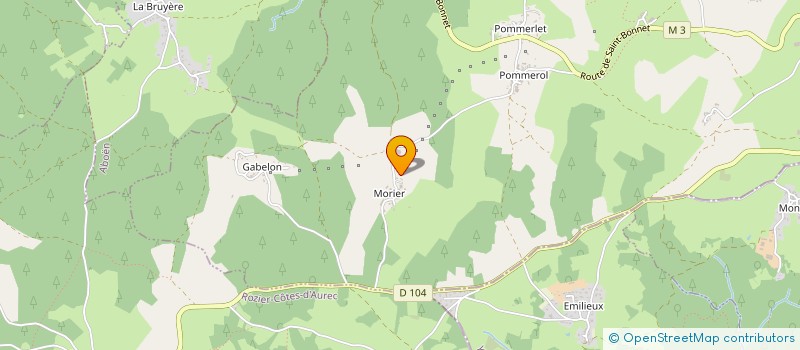 localisation de l'entreprise CONVERT IMMO  SAINT-MAURICE-EN-GOURGOIS