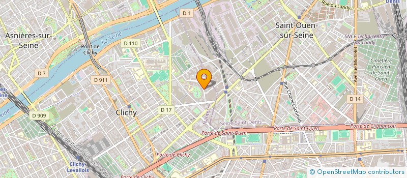 localisation de l'entreprise CONVERTEL à CLICHY