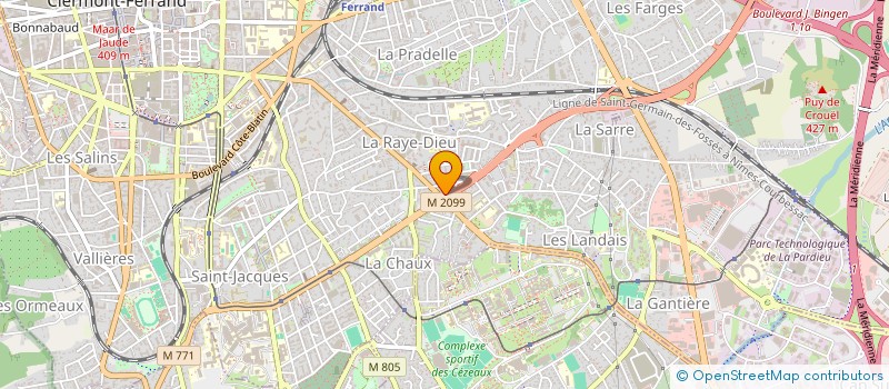 localisation de l'entreprise CONVERTINI IMMO  CLERMONT-FERRAND