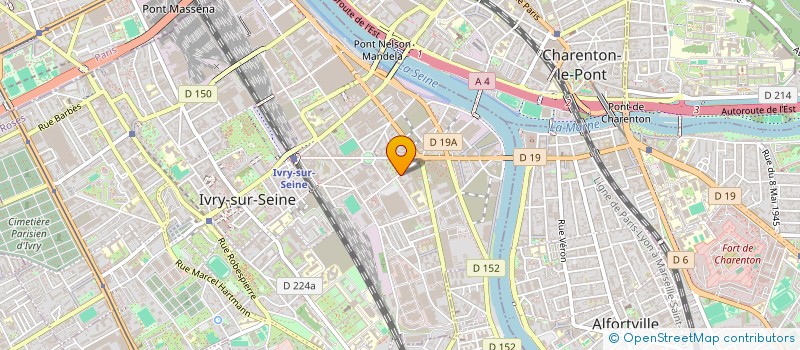 localisation de l'entreprise CONVERTIRPLUS CONSULTING à IVRY-SUR-SEINE
