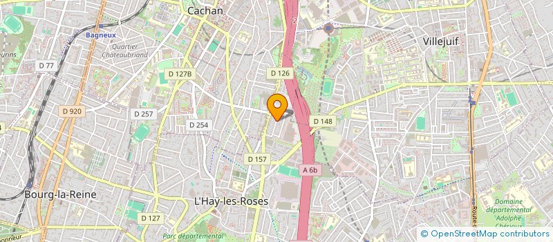 localisation de l'entreprise CONVERVITA  L'HAY-LES-ROSES