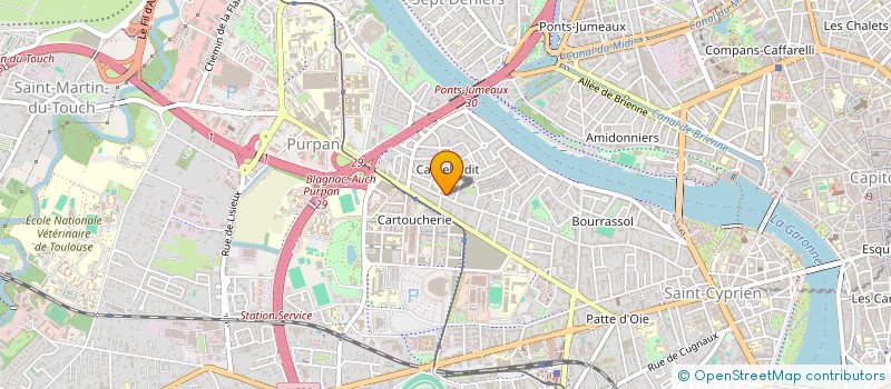 localisation de l'entreprise CONVEXION  TOULOUSE