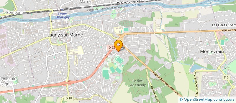 localisation de l'entreprise CONVICTION  LAGNY-SUR-MARNE