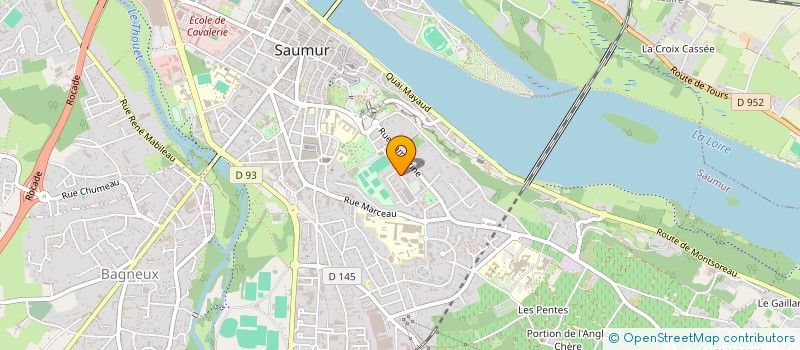 localisation de l'entreprise CONVIDIS à SAUMUR