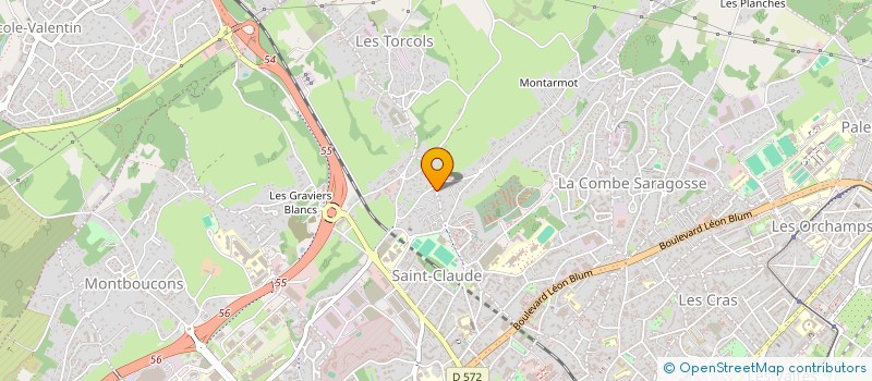 localisation de l'entreprise CONVIV'TANGO à BESANCON