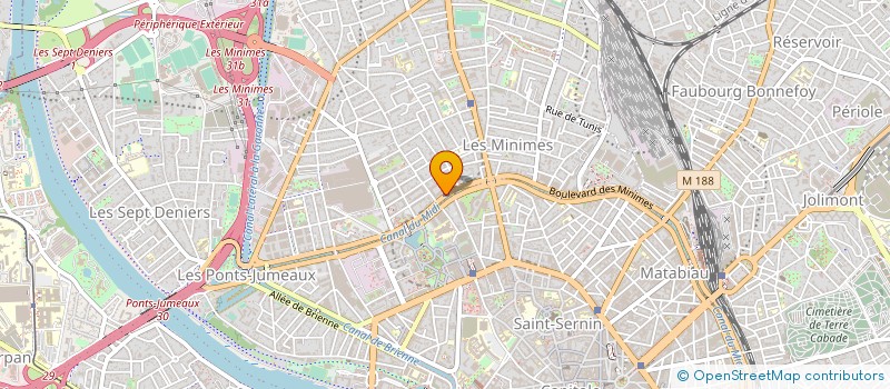 localisation de l'entreprise CONVIVENCIA à TOULOUSE
