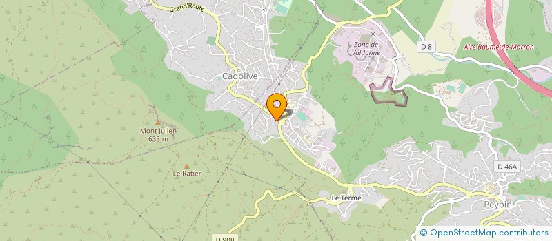 localisation de l'entreprise CONVIWEB  PEYPIN