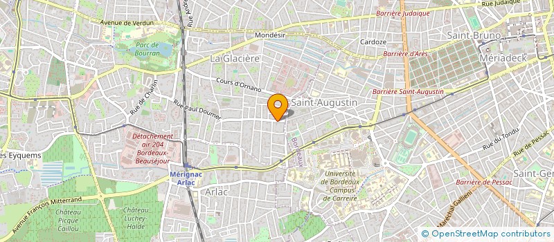 localisation de l'entreprise CONVOI SERVICE BORDEAUX à MERIGNAC