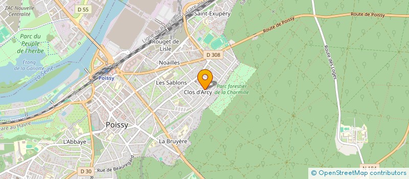 localisation de l'entreprise CONVOIS FLASH SERVICES à POISSY