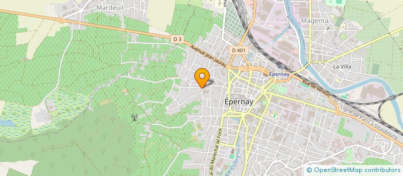 localisation de l'entreprise CONVOYAGE LAVAGE EMBALLAGE CLEAN à EPERNAY