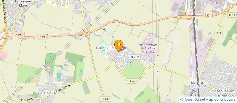 localisation de l'entreprise CONVOYAGE VERLAINE à GUIBEVILLE