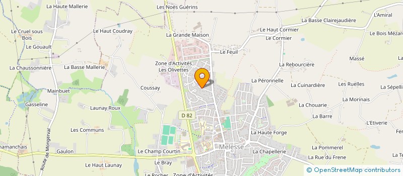 localisation de l'entreprise CONVOYAGES VEHICULES INDUSTRIELS à MELESSE