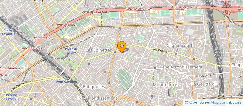 localisation de l'entreprise CONY à PARIS