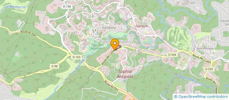 localisation de l'entreprise CONZTANZ SA à VALBONNE