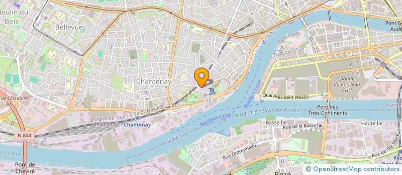 localisation de l'entreprise COO'PR à NANTES
