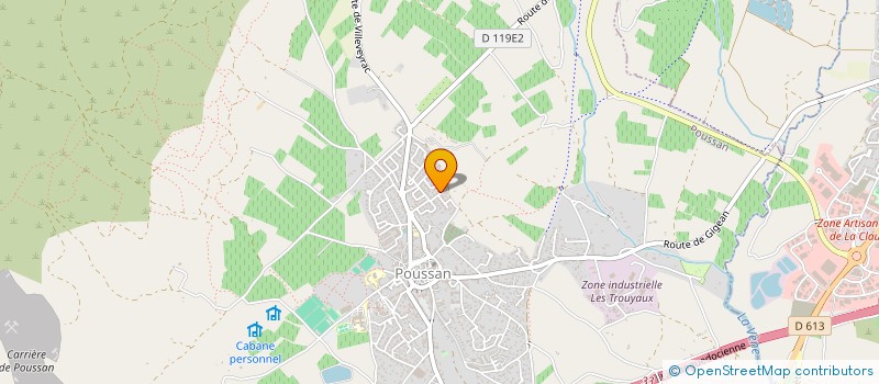 localisation de l'entreprise COO&SIGN  POUSSAN