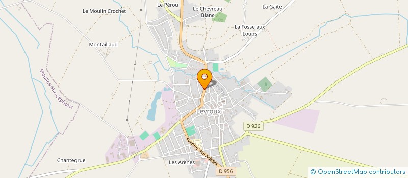 localisation de l'entreprise COOCKY'S COUNTRY à LEVROUX