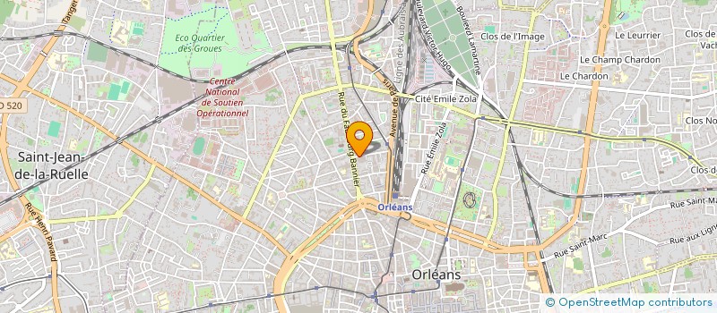 localisation de l'entreprise COOD à ORLEANS