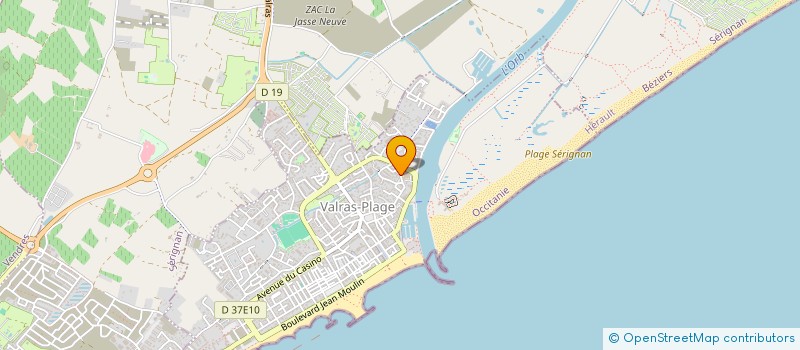 localisation de l'entreprise COOD BOOD  VALRAS-PLAGE