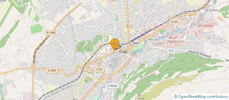 localisation de l'entreprise COODYSSEE  GAP