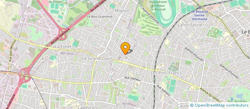 localisation de l'entreprise COOFFRAN  BORDEAUX