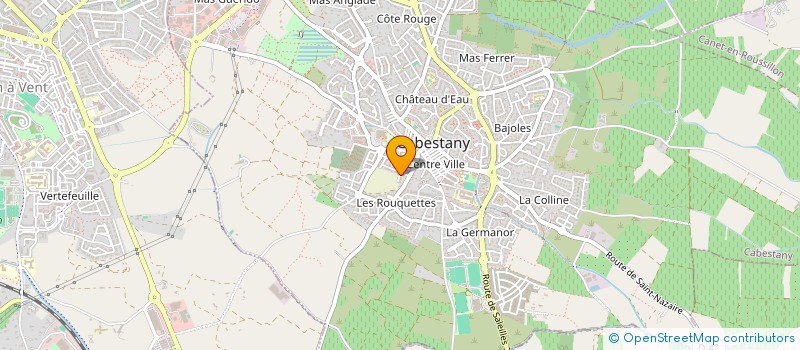 localisation de l'entreprise COOK  CABESTANY