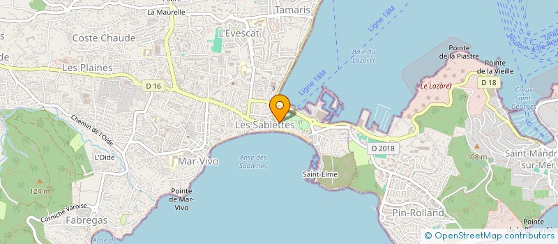 localisation de l'entreprise COOK à LA SEYNE-SUR-MER