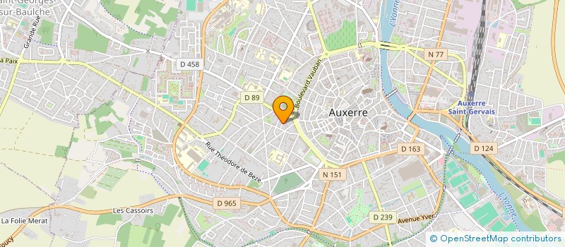 localisation de l'entreprise COOK ALLIANCE à AUXERRE