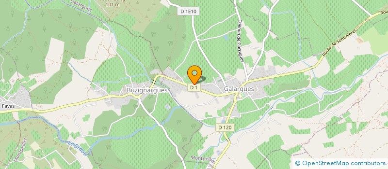 localisation de l'entreprise COOK AND WINE  GALARGUES