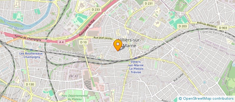 localisation de l'entreprise COOK CREATION à VILLIERS-SUR-MARNE