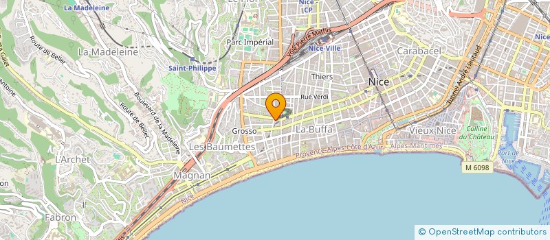 localisation de l'entreprise COOK HI à NICE