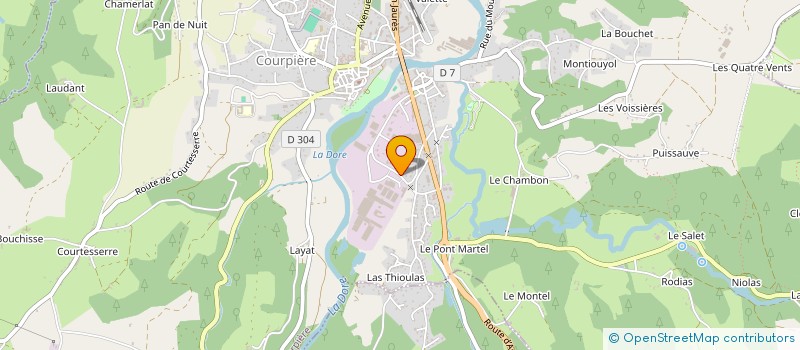 localisation de l'entreprise COOK IN CONCEPT à COURPIERE