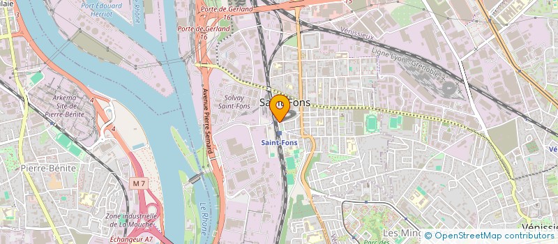 localisation de l'entreprise COOK INVEST  SAINT-FONS