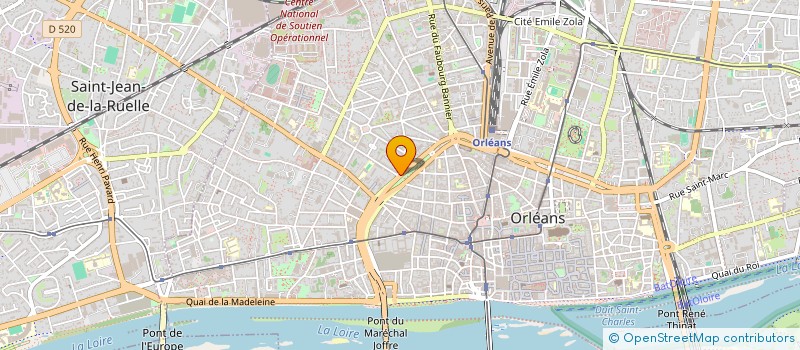 localisation de l'entreprise COOK-LAB à ORLEANS