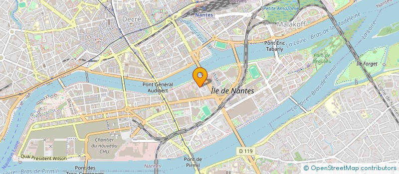 localisation de l'entreprise COOK'LP à NANTES