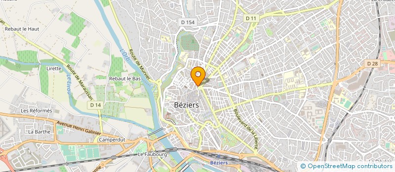 localisation de l'entreprise COOKALINE à BEZIERS