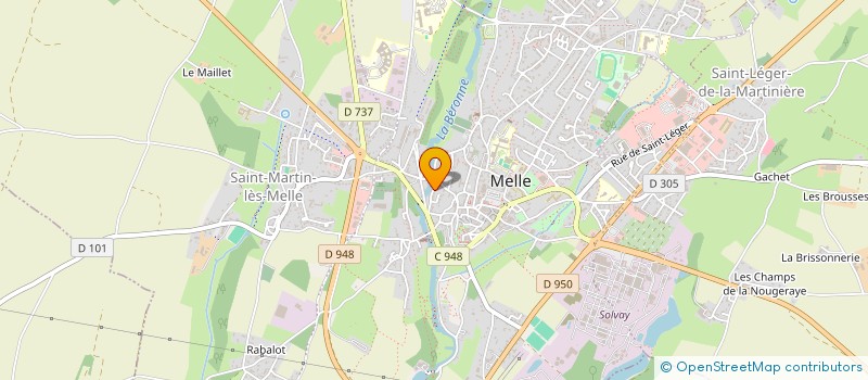 localisation de l'entreprise COOKE HOLDING  MELLE