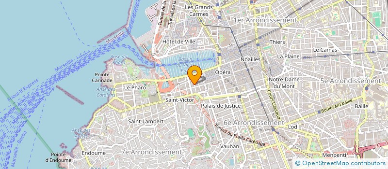 localisation de l'entreprise COOKED  MARSEILLE