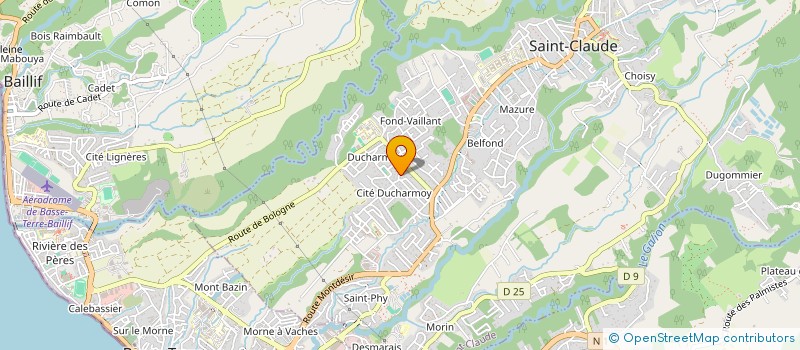 localisation de l'entreprise COOKI'Z à SAINT-CLAUDE