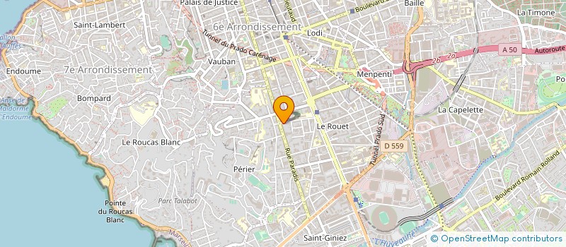 localisation de l'entreprise COOKIDENCE à MARSEILLE