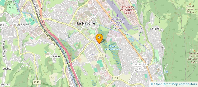 localisation de l'entreprise COOKIE JAR  LA RAVOIRE